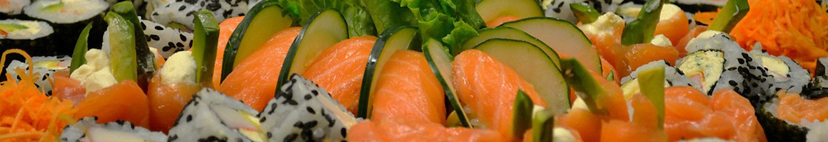Eating Japanese Seafood Sushi at Sakana Sushi & Grill restaurant in Phoenix, AZ.